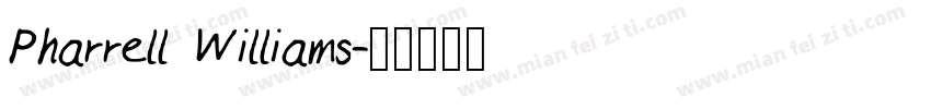 Pharrell Williams字体转换